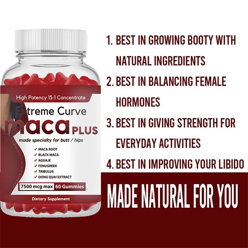 Butt Enhancement Gummies Manufacturer - Maca Pills Klw for Hips Enlargement