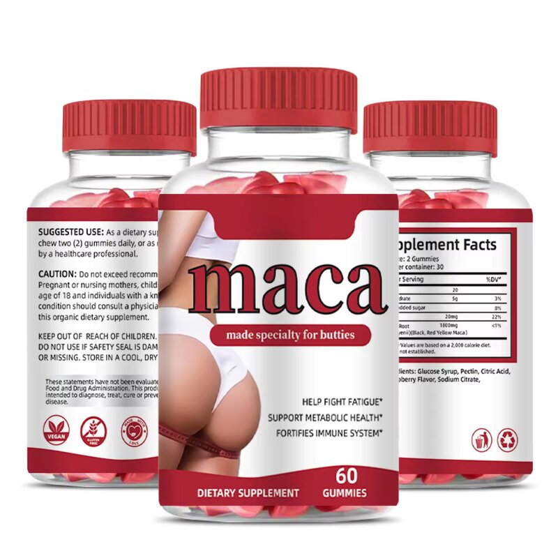 Maca Gummies Factory - Butt Enlargement Hip BBL Gummies for Women