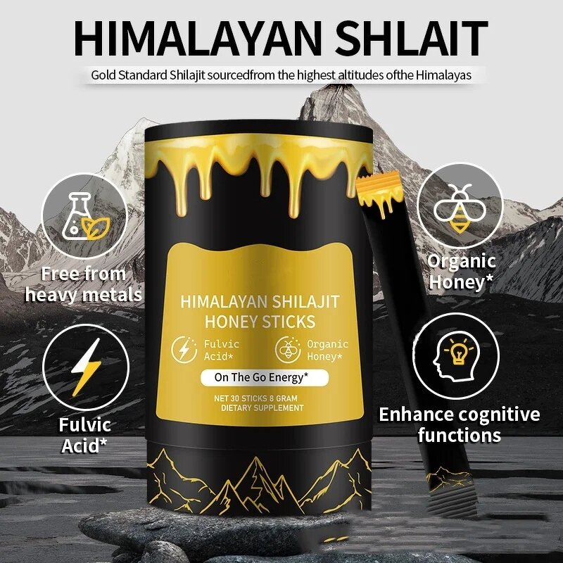 Himalayan Shilajit Resin Sachet Manufacturer - Oem/Odm Private Label with Honey