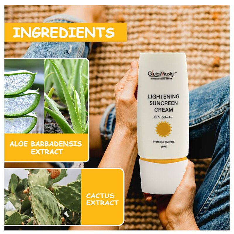 Sunscreen Cream Manufacturer - Lightening SPF50+++