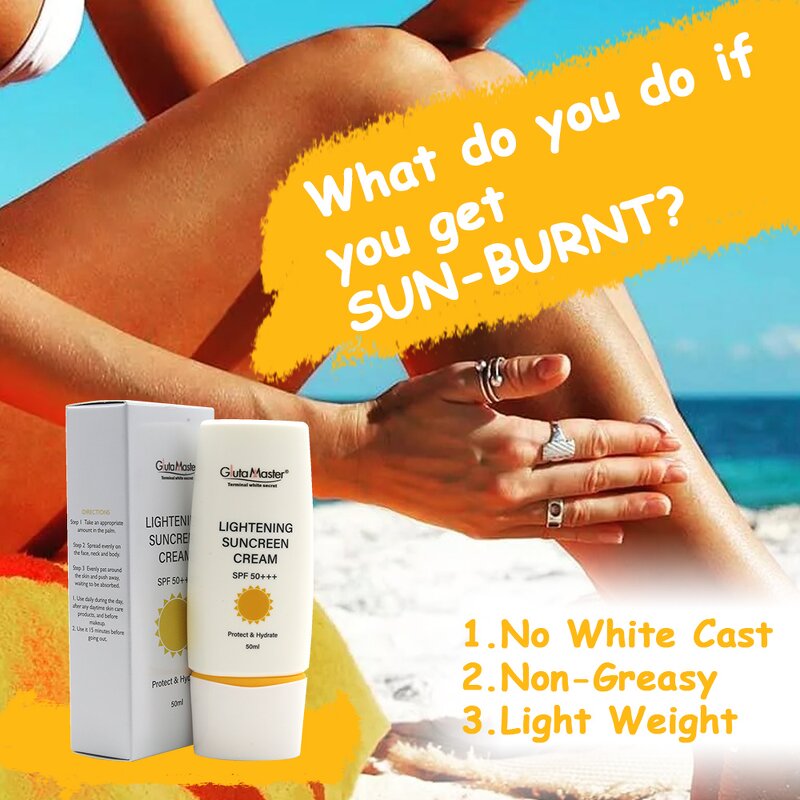 Sunscreen Cream Manufacturer - Lightening SPF50+++