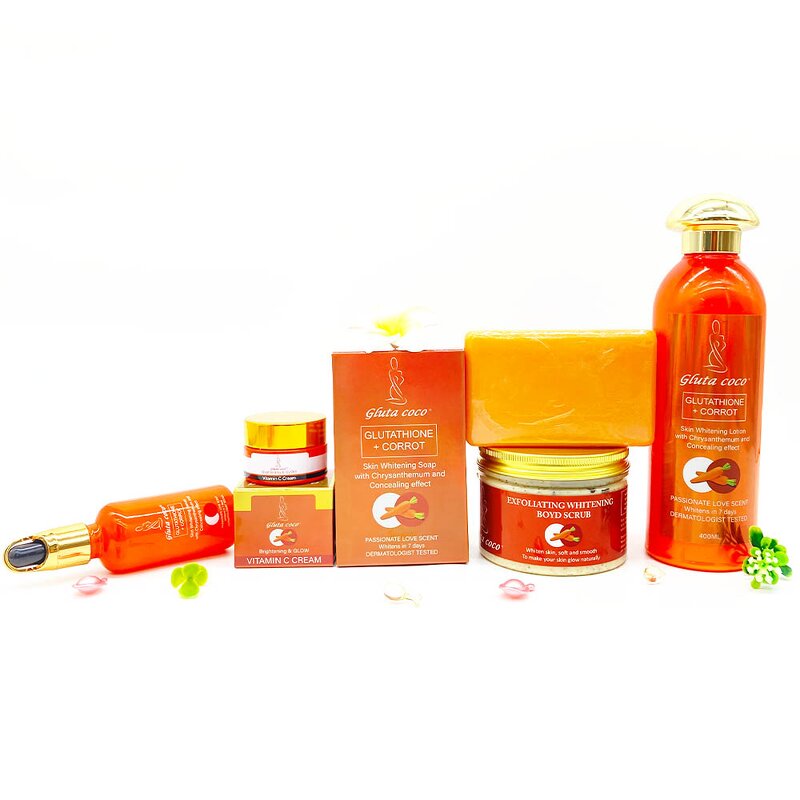 Whitening Skincare Set Manufacturer - Carrot Gluta