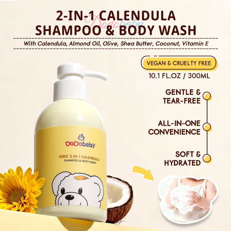 Baby Shower Gel Manufacturer - 2-in-1 Calendula OEM