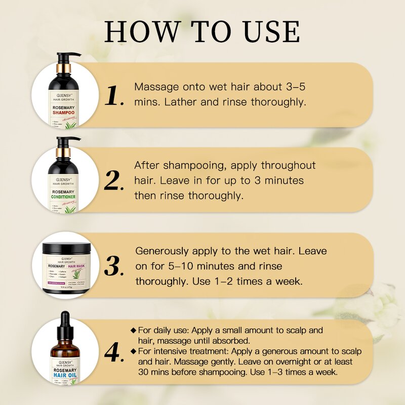 Shampoo Conditioner Set Manufacturer - Rosemary Oil