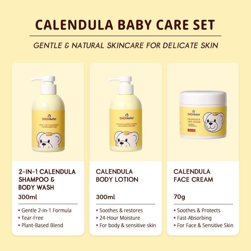 Baby Shower Gel Manufacturer - 2-in-1 Calendula OEM