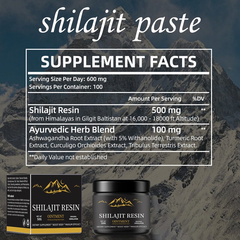 Shilajit Resin Capsules Manufacturer - 100% Organic