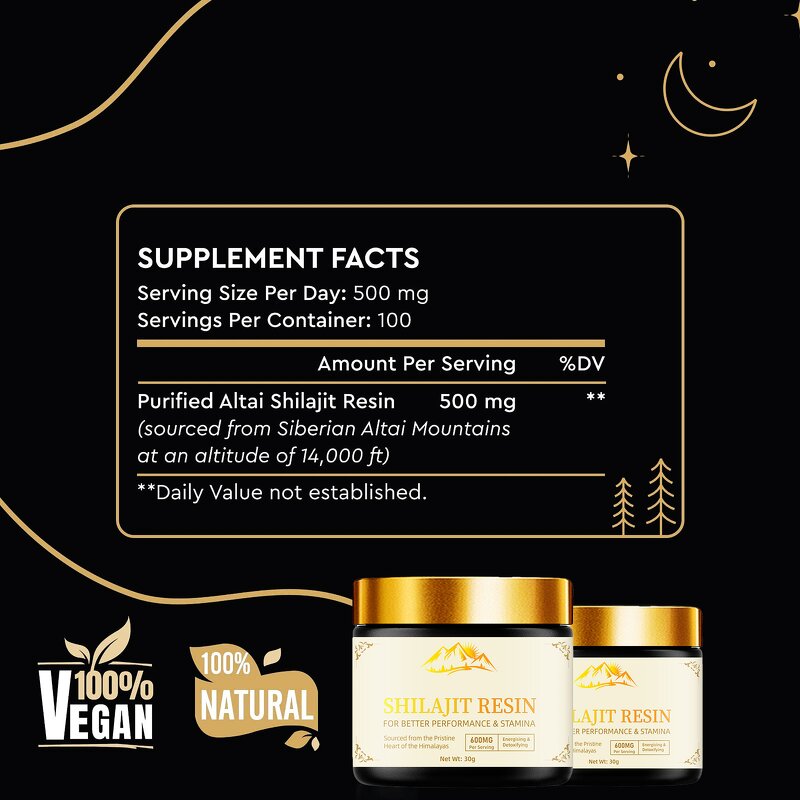 Shilajit Supplement Gel Manufacturer - Siberian 85+