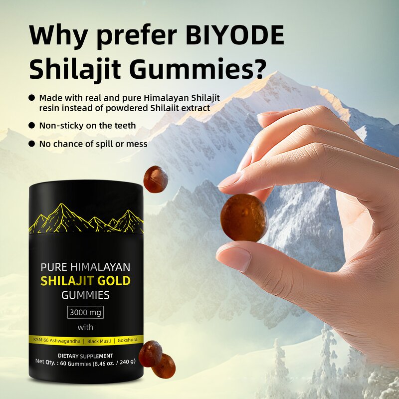 Shilajit Gummies Manufacturer - Organic Extracts
