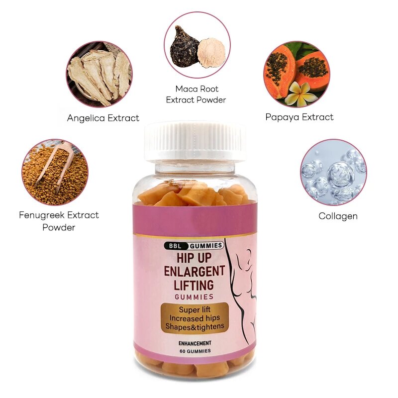 Butt Enhancement Gummies Manufacturer - OEM Natural Vegan