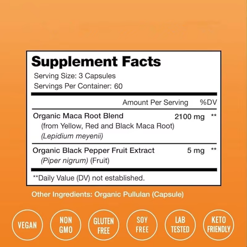 Maca Ginseng Capsules Manufacturer - XXXXL Energy