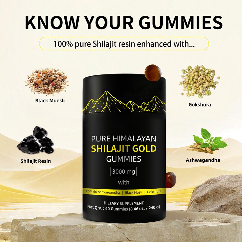 Shilajit Gummies Manufacturer - Himalayan Supplement