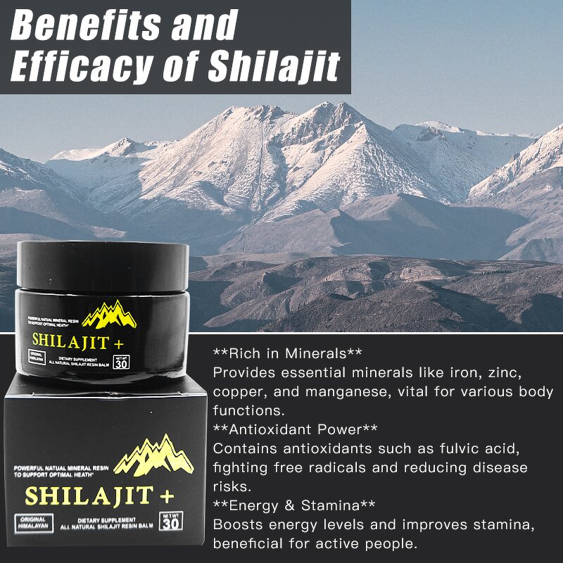 Shilajit Extract Manufacturer - 15g Organic Potent
