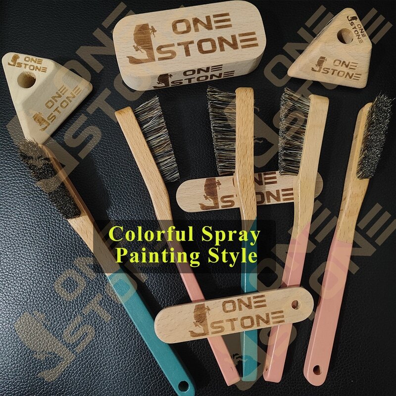 Climbing Brush Manufacturer - Custom Boar Bristle Wood Handle for Holds