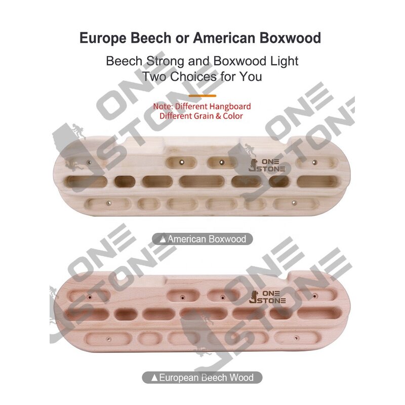Natural Wooden Climbing Hangboard Supplier - Outdoor with High Quality Holds