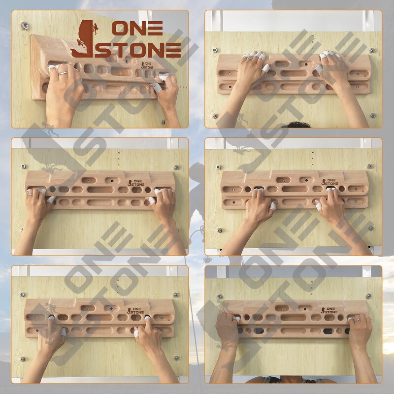 Wooden Rock Climbing Grip Trainer Factory - Indoor Hand Exerciser