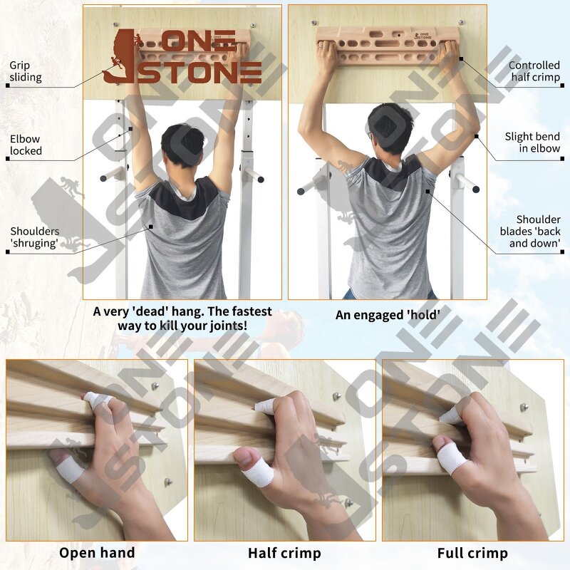 Wooden Rock Climbing Grip Trainer Factory - Indoor Hand Exerciser