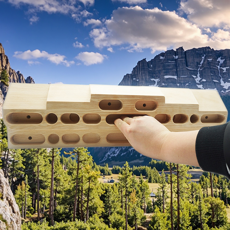 Wooden Climbing Hangboard Supplier - Custom One Stone 550x160x48mm