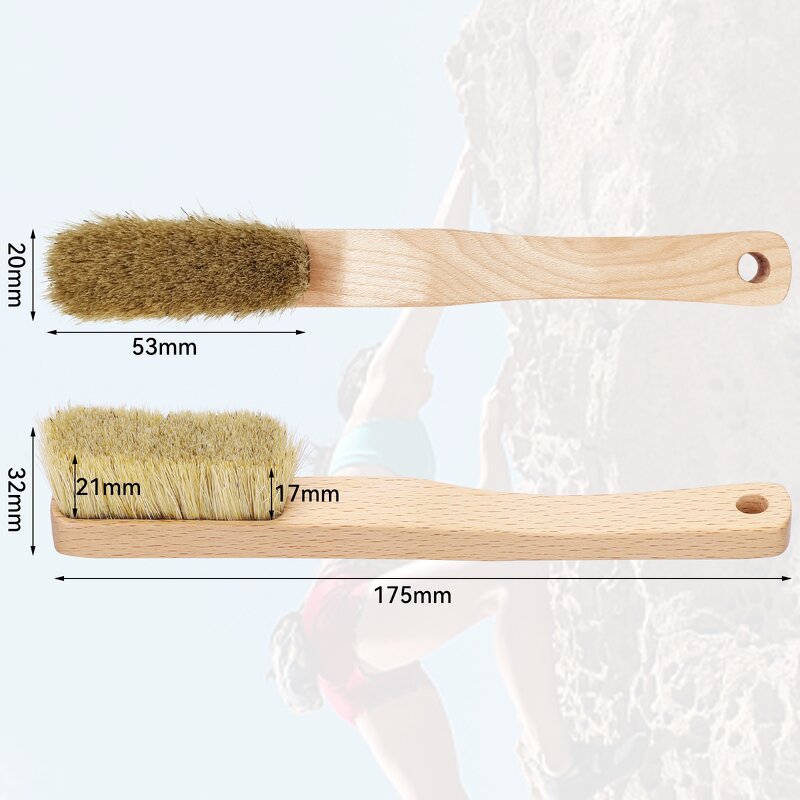 Beech Wood Boulder Brush Supplier - One Stone for Rock Climbing Wall