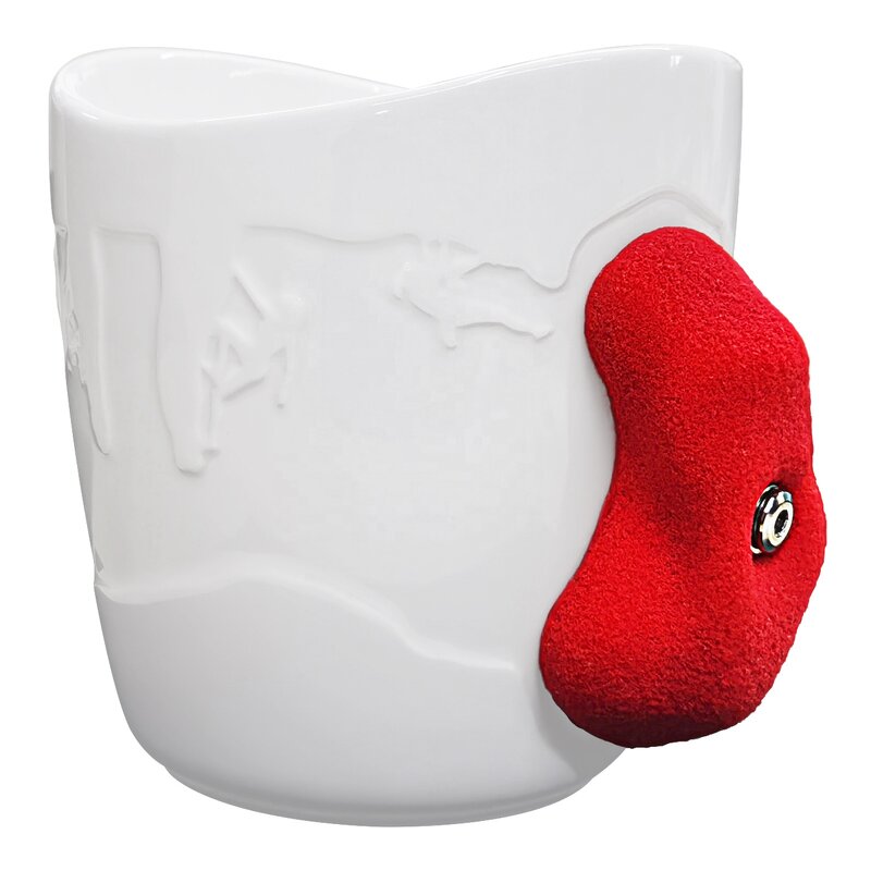 Ceramic Rock Climbing Mug Manufacturer - Climber Mug with Pinch Hold