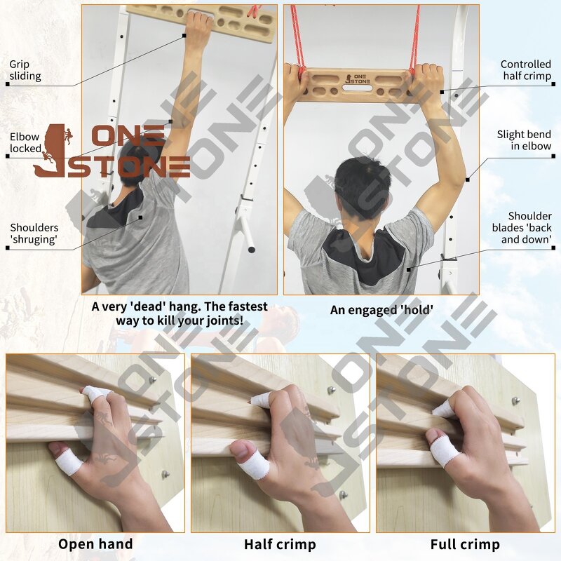 Wooden Climbing Hangboard Manufacturer - Portable Outdoor Finger Training