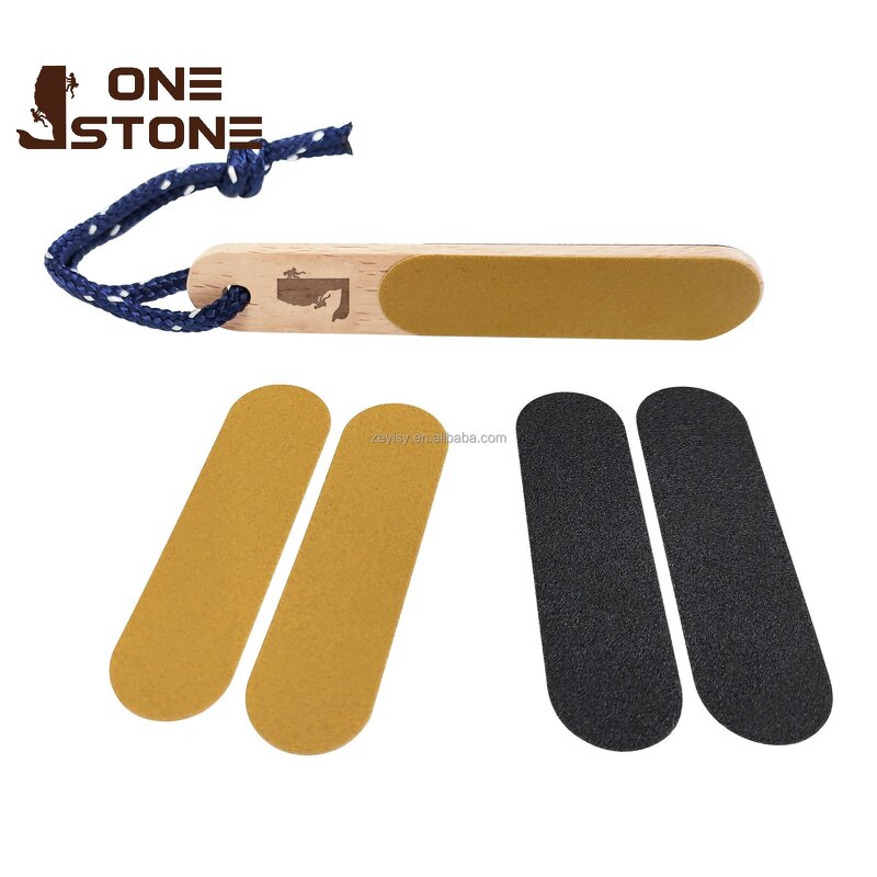 Wooden Hand Finger File Supplier - Double Sided for Climbers Camping