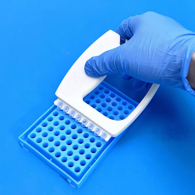 PCR Tube Opener Supplier - 8-Row Centrifuge with Screw Cap