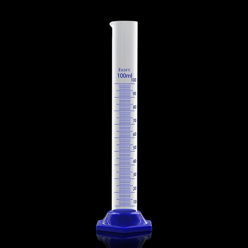 Glass Graduated Cylinder Supplier - with Plastic Base 10-1000ml