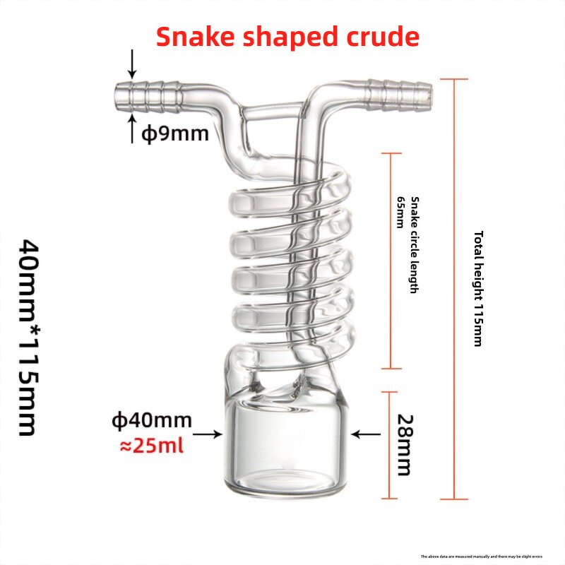 Serpentine Condenser Factory - Glass Vacuum Trap Refrigeration