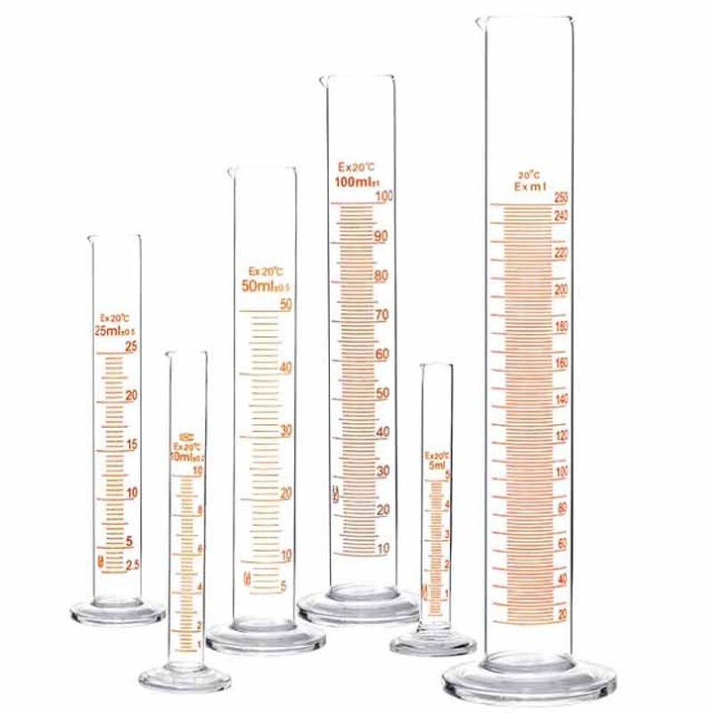 Lab Measuring Cylinder Factory - Glass Graduated 10-1000ml