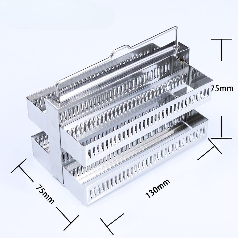 Stainless Steel Staining Rack Factory - Microscope Slide Holder