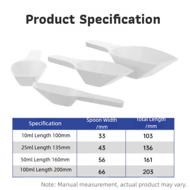Weighing Spoon Factory - PP Flat-bottom Sample Spatula
