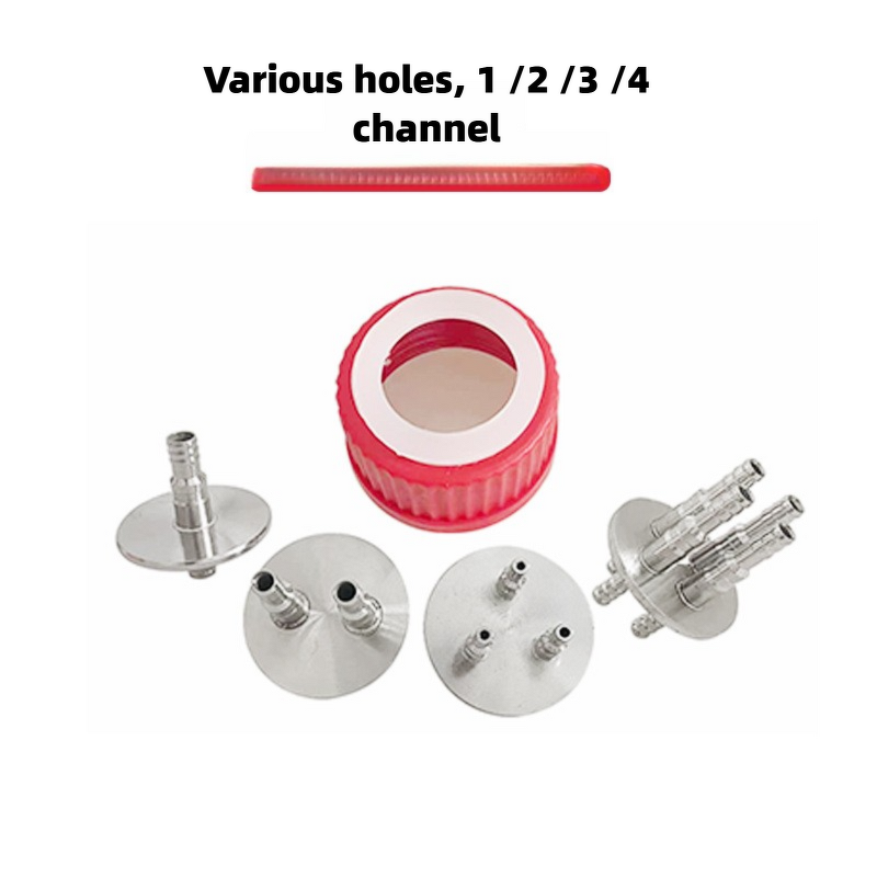 GL45 Reagent Bottle Factory - Stainless Steel Ports Customizable