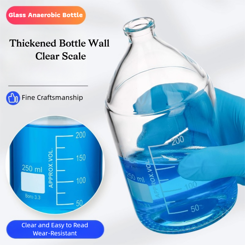 Anaerobic Culture Bottle Manufacturer - Clamp-on Sealed Headspace