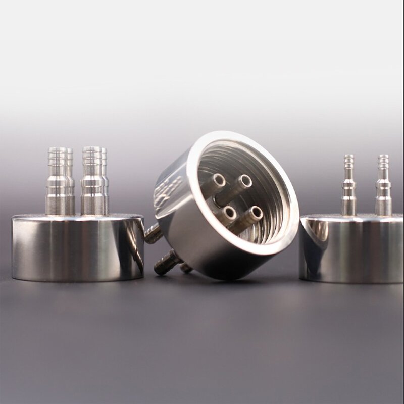 GL45 Reagent Bottle Supplier - Multi-port Stainless Steel Cap