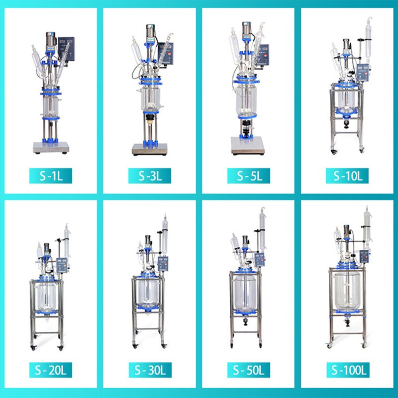 Glass Reactor Manufacturer - High Borosilicate Jacket 1L-5L