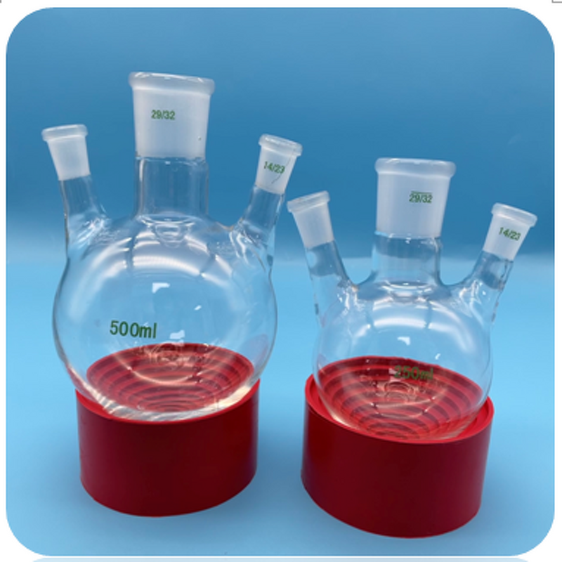 Flask Holder Supplier - White Red PP Rubber Stand Support