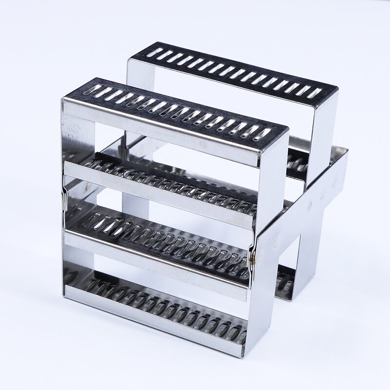 Stainless Steel Staining Rack Factory - Microscope Slide Holder