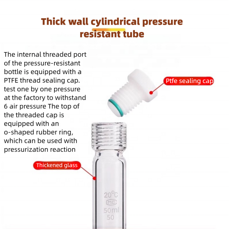 Pressure Tube Factory - Flat/Round Bottom PTFE Stopper