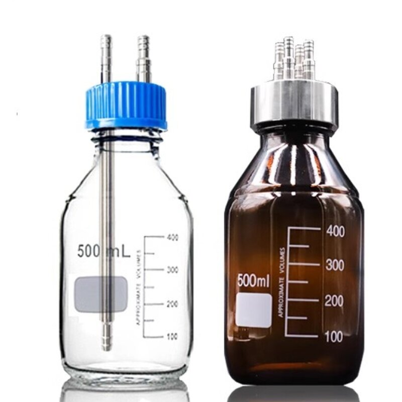 GL45 Reagent Bottle Supplier - Multi-port Stainless Steel Cap