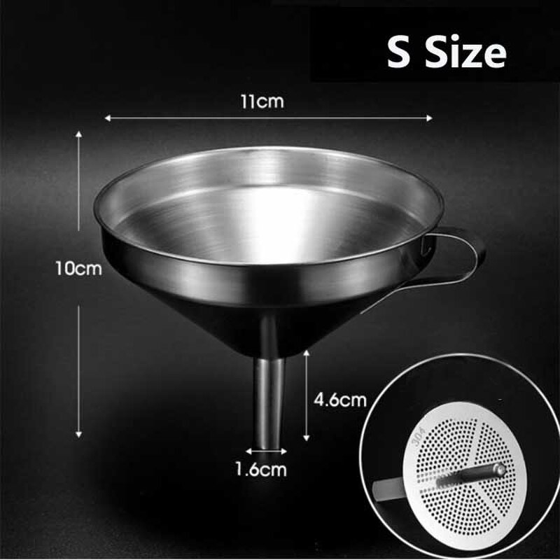 Stainless Steel Funnel Factory - 304 with Filter Screen