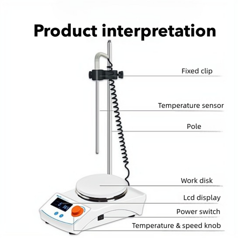 Lab Stirrer Factory - Digital Display Heating Constant Temp