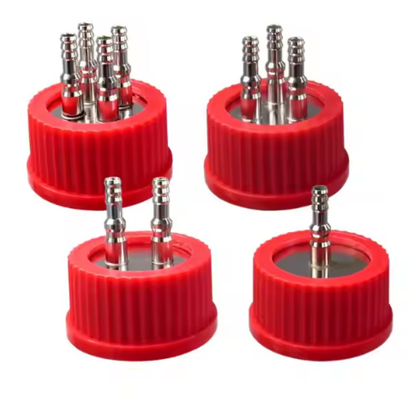 GL45 Reagent Bottle Factory - Stainless Steel Ports Customizable