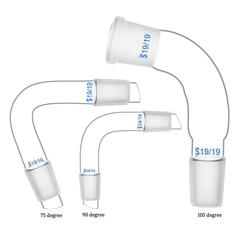 Distillation Elbow Manufacturer - 75-degree Standard Ground Glass