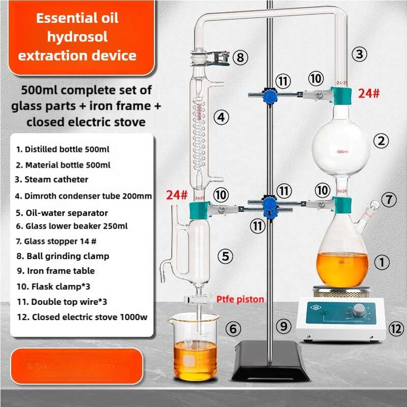 Essential Oil Distiller Factory - Steam Distillation Apparatus
