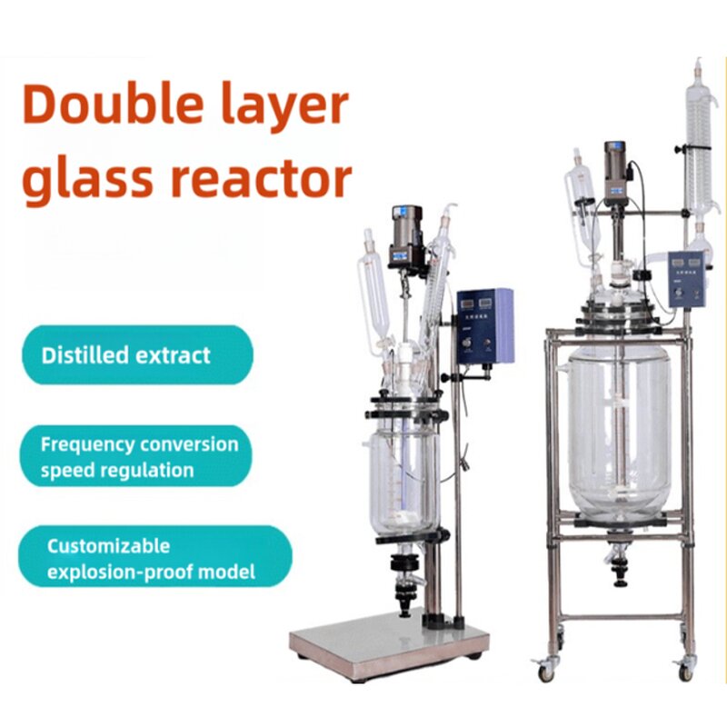 Glass Reactor Manufacturer - High Borosilicate Jacket 1L-5L