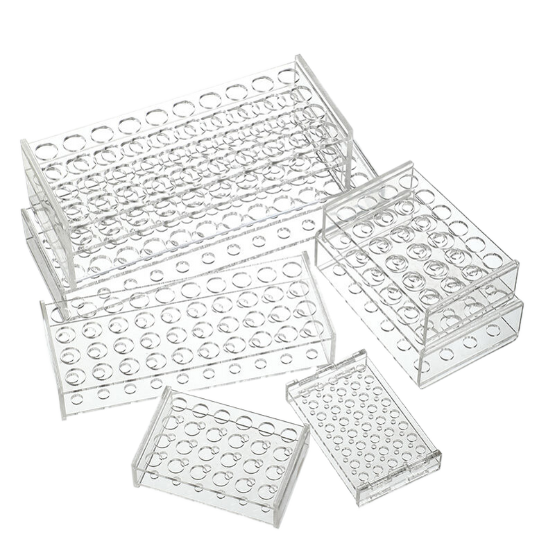 Acrylic Test Tube Stand Factory - Clear Display Holder