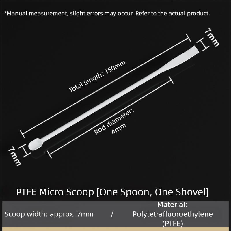 PTFE Spoon Scraper Factory - Dual Purpose Acid Alkali Resistant