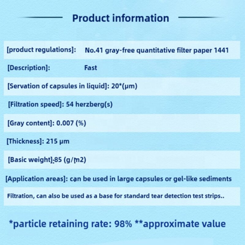 Whatman No.41 Filter Paper Manufacturer - Quantitative Ashless