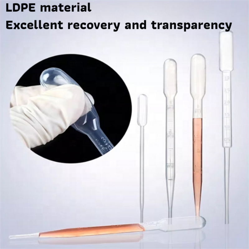Plastic Pasteur Pipette Factory - 3ml Lengthened with Scale