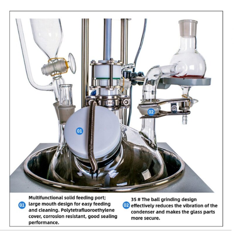 Lab Glass Reactor Supplier - Single-Layer Electric Jacket